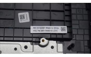 Lenovo 5M11N99219 MECH_ASM FRU KBD CCV UK BL(PMX) UK BK