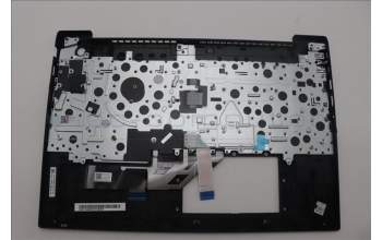 Lenovo 5M11N99223 C-Cover with keyboard, US English Euro, Black, Backlight, US