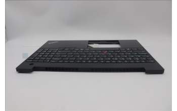 Lenovo 5M11N99223 C-Cover with keyboard, US English Euro, Black, Backlight, US