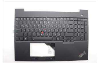 Lenovo 5M11N99287 C-Cover with keyboard, Ukraine, Black, Backlight, US