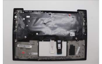 Lenovo 5M11N99314 C-Cover with keyboard, Belgian, Black, Backlight, UK
