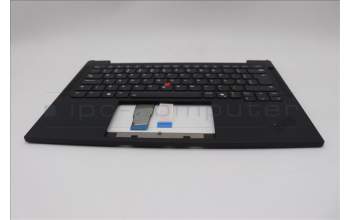 Lenovo 5M11N99322 C-Cover with keyboard, Brazil Portuguese, Black, Backlight, UK