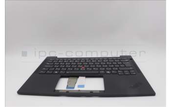 Lenovo 5M11N99329 C-Cover with keyboard, Bulgarian, Black, Backlight, UK