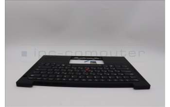 Lenovo 5M11N99415 C-Cover with keyboard, Hebrew, Black, Backlight, US