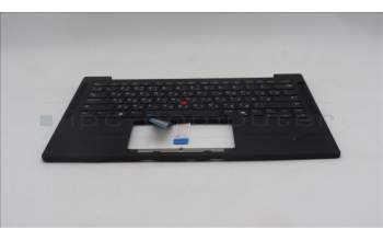Lenovo 5M11N99497 C-Cover with keyboard, Russian, Black, Backlight, US