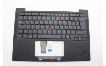 Lenovo 5M11N99502 C-Cover with keyboard, Spanish, Black, Backlight, UK
