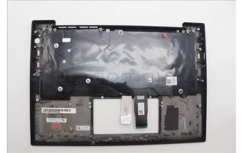 Lenovo 5M11N99502 C-Cover with keyboard, Spanish, Black, Backlight, UK