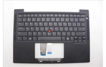 Lenovo 5M11N99574 C-Cover with keyboard, USA English, Black, Backlight, WWAN, US