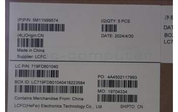 Lenovo 5M11N99574 C-Cover with keyboard, USA English, Black, Backlight, WWAN, US