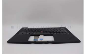 Lenovo 5M11N99574 C-Cover with keyboard, USA English, Black, Backlight, WWAN, US