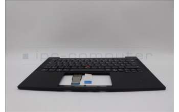 Lenovo 5M11N99594 C-Cover with keyboard, German, Black, Backlight, WWAN, UK
