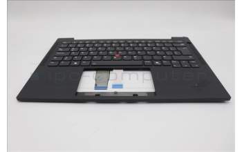 Lenovo 5M11N99610 C-Cover with keyboard, Icelandic, Black, Backlight, WWAN, UK