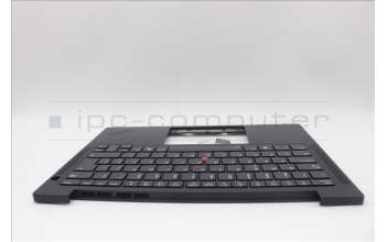Lenovo 5M11N99638 C-Cover with keyboard, Portuguese, Black, Backlight, WWAN, UK