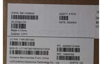 Lenovo 5M11N99642 C-Cover with keyboard, Russian, Black, Backlight, WWAN, US