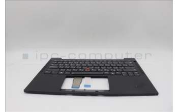Lenovo 5M11N99642 C-Cover with keyboard, Russian, Black, Backlight, WWAN, US