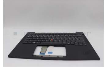Lenovo 5M11N99646 C-Cover with keyboard, Slovenian, Black, Backlight, WWAN, UK