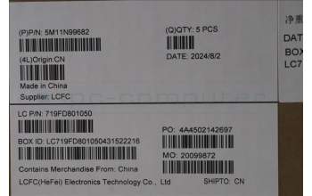 Lenovo 5M11N99682 C-Cover with keyboard, Ukraine, Black, Backlight, WWAN, US