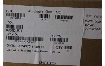 Lenovo 5M11N99713 MECH_ASM X13G5 FPR with Bracket Black