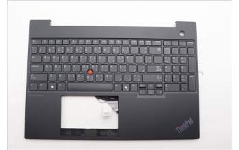 Lenovo 5M11N99744 C-Cover with keyboard, Arabic, Black, US