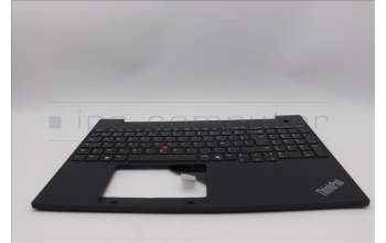 Lenovo 5M11N99755 C-Cover with keyboard, French, Black, US
