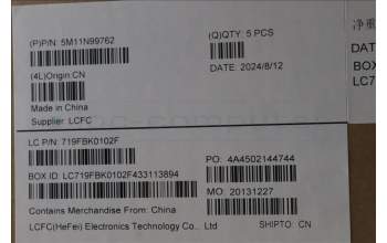 Lenovo 5M11N99762 C-Cover with keyboard, Greek, Black, US