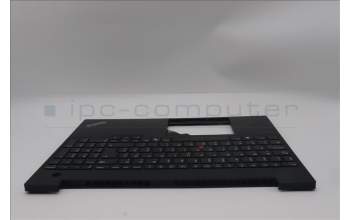 Lenovo 5M11N99765 C-Cover with keyboard, Hungarian, Black, UK