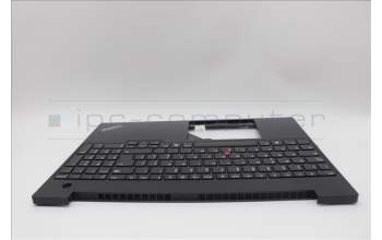 Lenovo 5M11N99771 C-Cover with keyboard, Italian, Black, UK