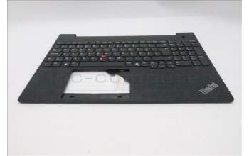 Lenovo 5M11N99776 C-Cover with keyboard,Portuguese,Black