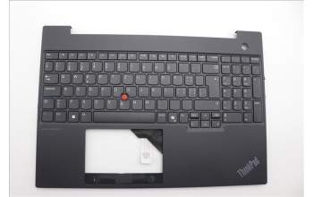 Lenovo 5M11N99795 C-Cover with keyboard, Switzerland, Black, UK