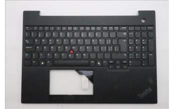Lenovo 5M11N99796 C-Cover with keyboard, Switzerland, Black, UK