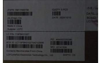 Lenovo 5M11N99796 C-Cover with keyboard, Switzerland, Black, UK