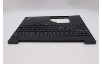 Lenovo 5M11N99803 C-Cover with keyboard, US English Euro, Black, US