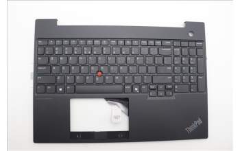 Lenovo 5M11N99804 C-Cover with keyboard, US English Euro, Black, US