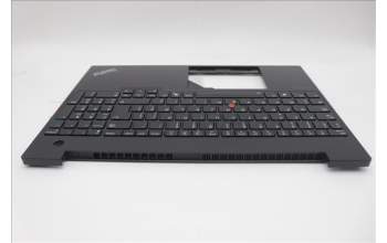 Lenovo 5M11N99849 C-Cover with keyboard, Belgian, Black, Backlight, UK