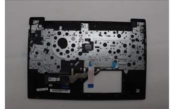 Lenovo 5M11N99857 C-Cover with keyboard, French, Black, Backlight, US