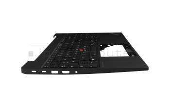 5M11N99861 Original Lenovo Tastatur inkl. Topcase DE (deutsch) schwarz/schwarz mit Backlight und Mouse-Stick