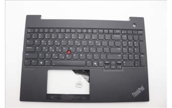 Lenovo 5M11N99864 C-Cover with keyboard, Greek, Black, Backlight, US