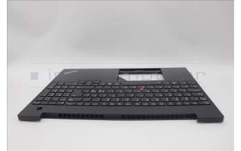 Lenovo 5M11N99894 C-Cover with keyboard, Nordic, Black, Backlight, UK