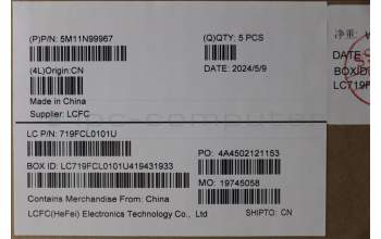 Lenovo 5M11N99967 MECH_ASM FRU FRA (SRX) UK BK