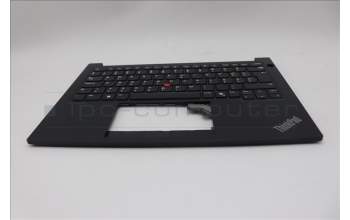 Lenovo 5M11N99979 C-Cover with keyboard, Hungarian, Black, UK