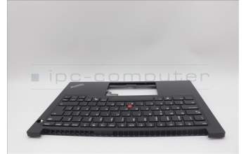 Lenovo 5M11N99995 C-Cover with keyboard, Portuguese, Black, UK