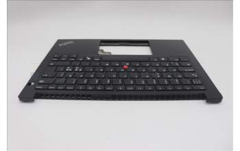 Lenovo 5M11P00015 C-Cover with keyboard, Nordic, Black, UK