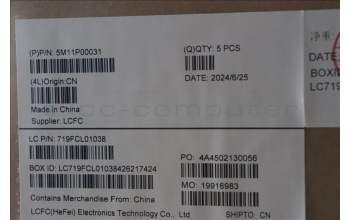 Lenovo 5M11P00031 C-Cover with keyboard, US English Euro, Black, US