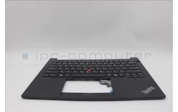 Lenovo 5M11P00031 C-Cover with keyboard, US English Euro, Black, US