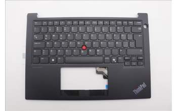 Lenovo 5M11P00035 C-Cover with keyboard, Icelandic, Black, UK