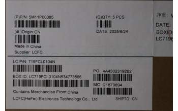 Lenovo 5M11P00085 C-Cover with keyboard, Arabic, Arctic Grey, US