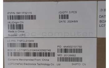 Lenovo 5M11P32115 C-Cover with keyboard, Italian, Arctic Grey, UK