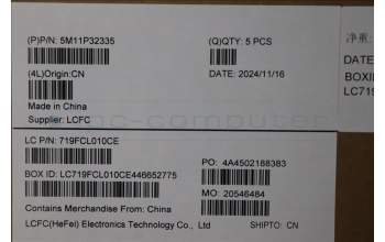 Lenovo 5M11P32335 MECH_ASM FRU SPA BL (CHY) UK BK