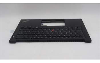 Lenovo 5M11P32385 C-Cover with keyboard, Italian, Black, Backlight, UK