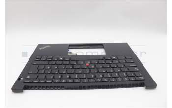 Lenovo 5M11P32395 C-Cover with keyboard, Norwegian, Black, Backlight, UK